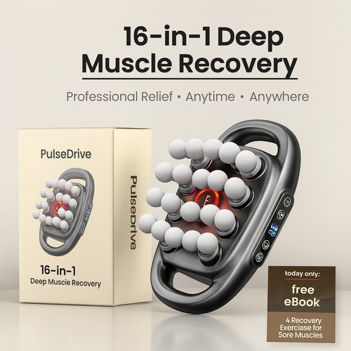 PulseDrive — The 16-Head Muscle Recovery Machine