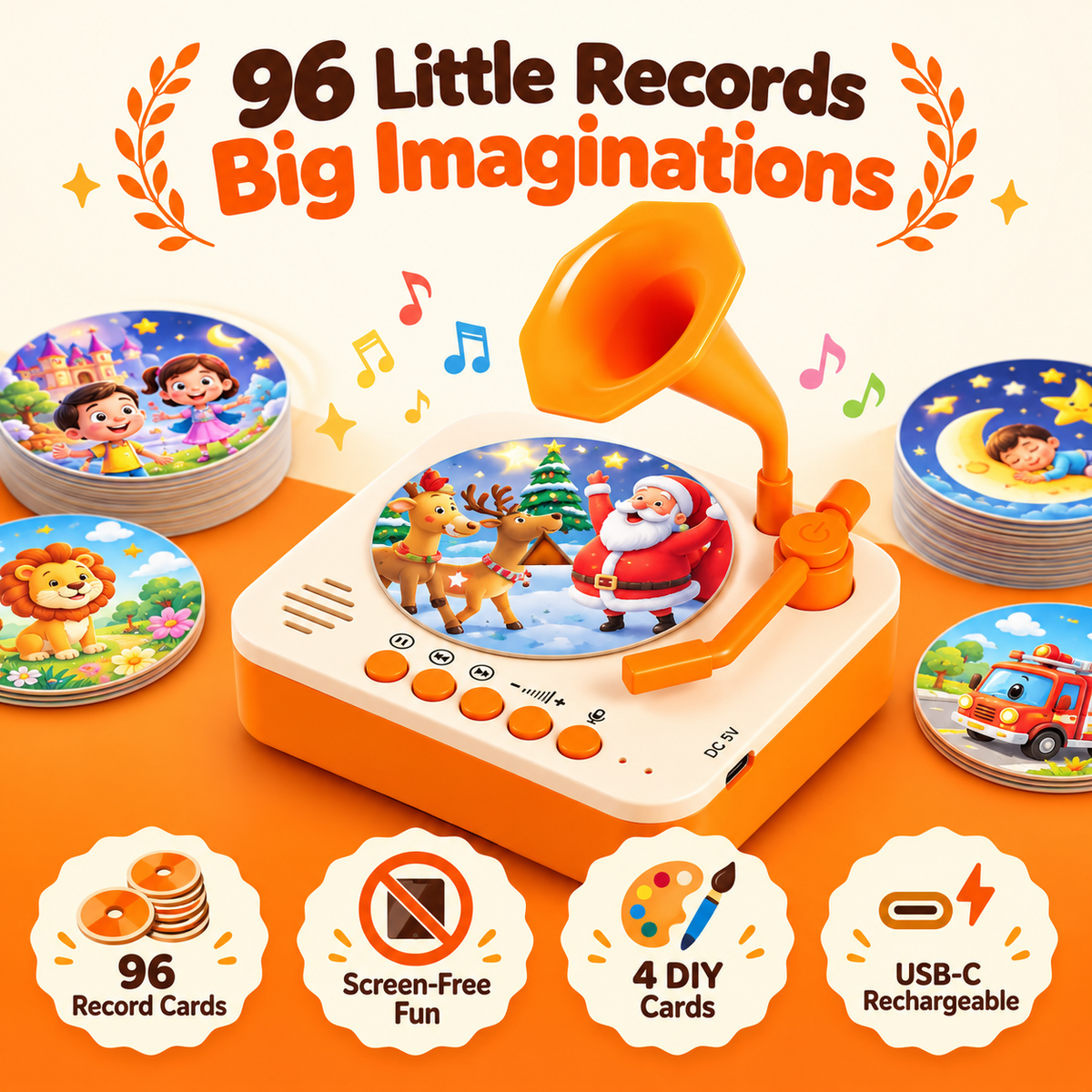 Talegro™ — Kids Interactive Storytelling Record Player