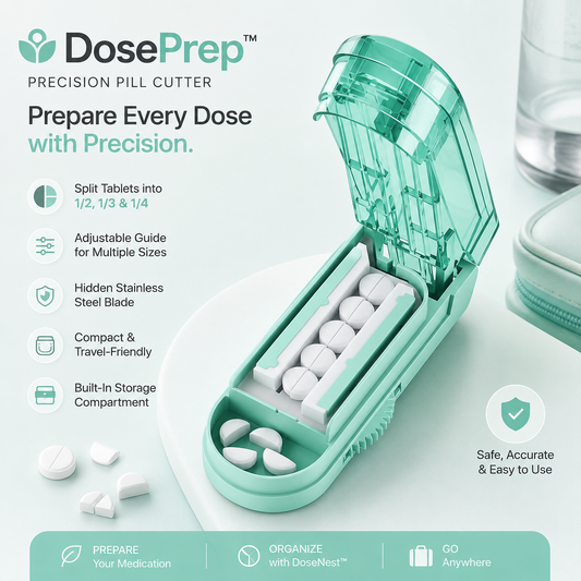 DosePrep™ – Precision Pill Cutter