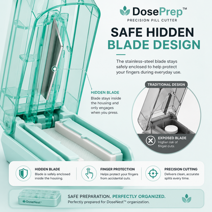 DosePrep™ – Precision Pill Cutter