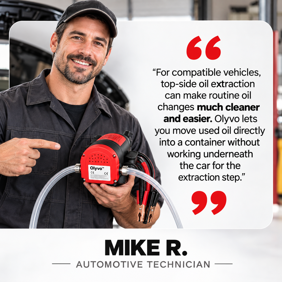 Olyvo™ - 12V Smart Oil Extractor