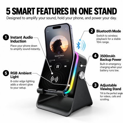 Soniva™ - Instant Audio Speaker Stand