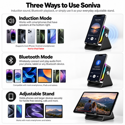 Soniva™ - Instant Audio Speaker Stand