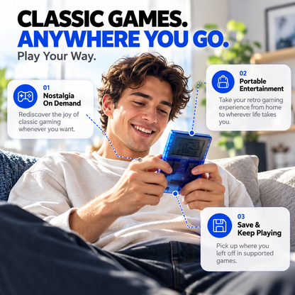 Retriqo™ - Portable Retro Gaming Console