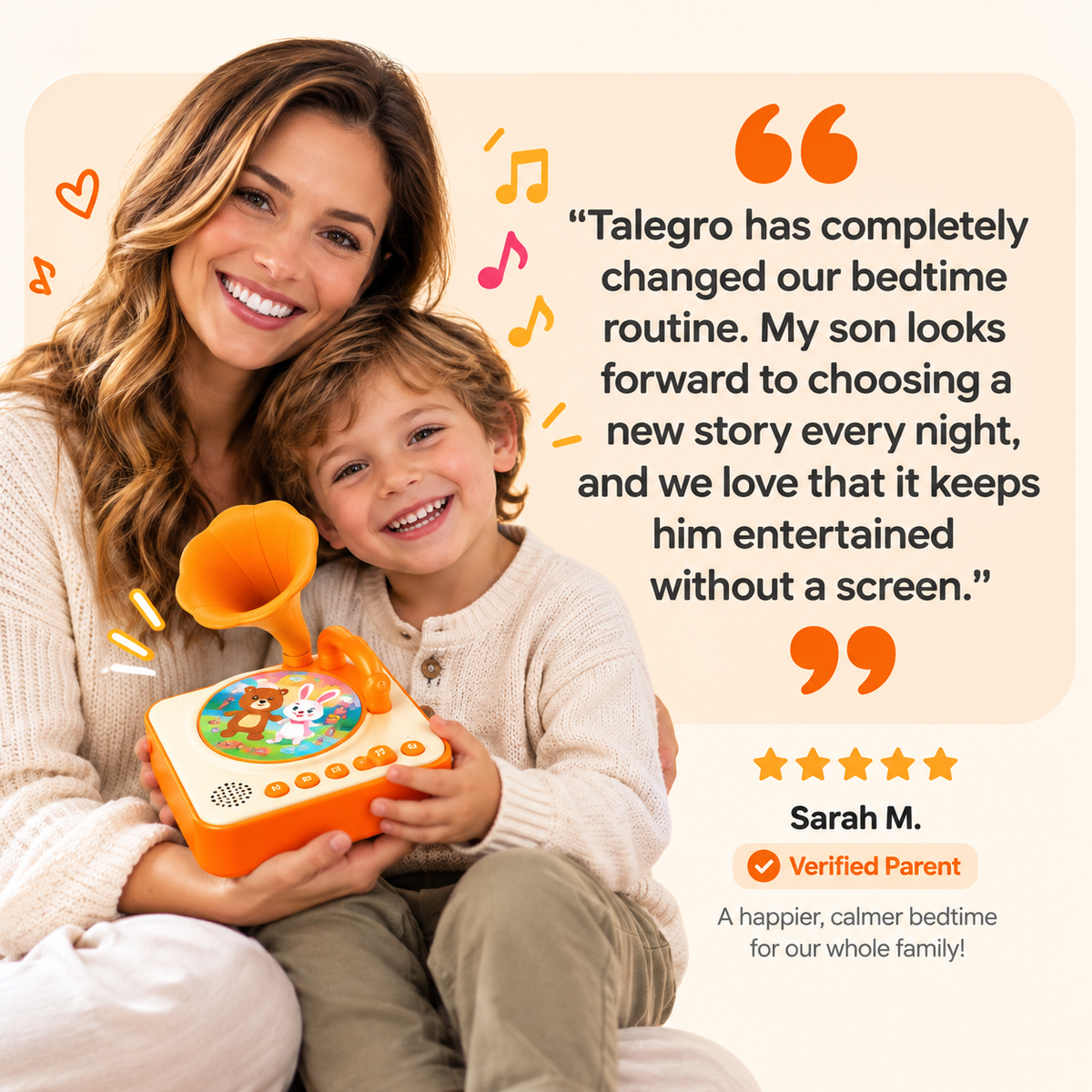 Talegro™ — Kids Interactive Storytelling Record Player