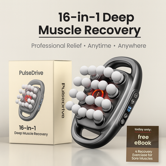 PulseDrive — The 16-Head Muscle Recovery Machine