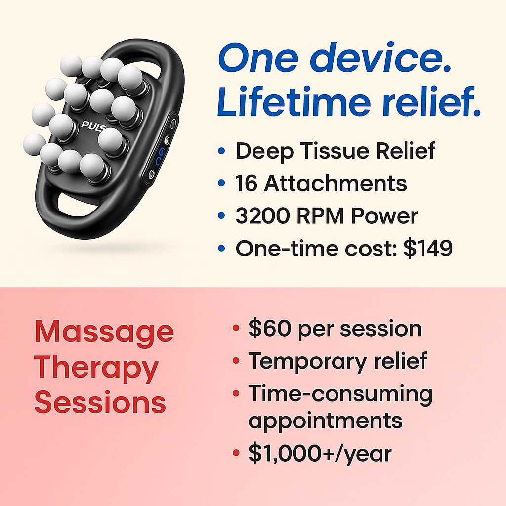 PulseDrive — The 16-Head Muscle Recovery Machine