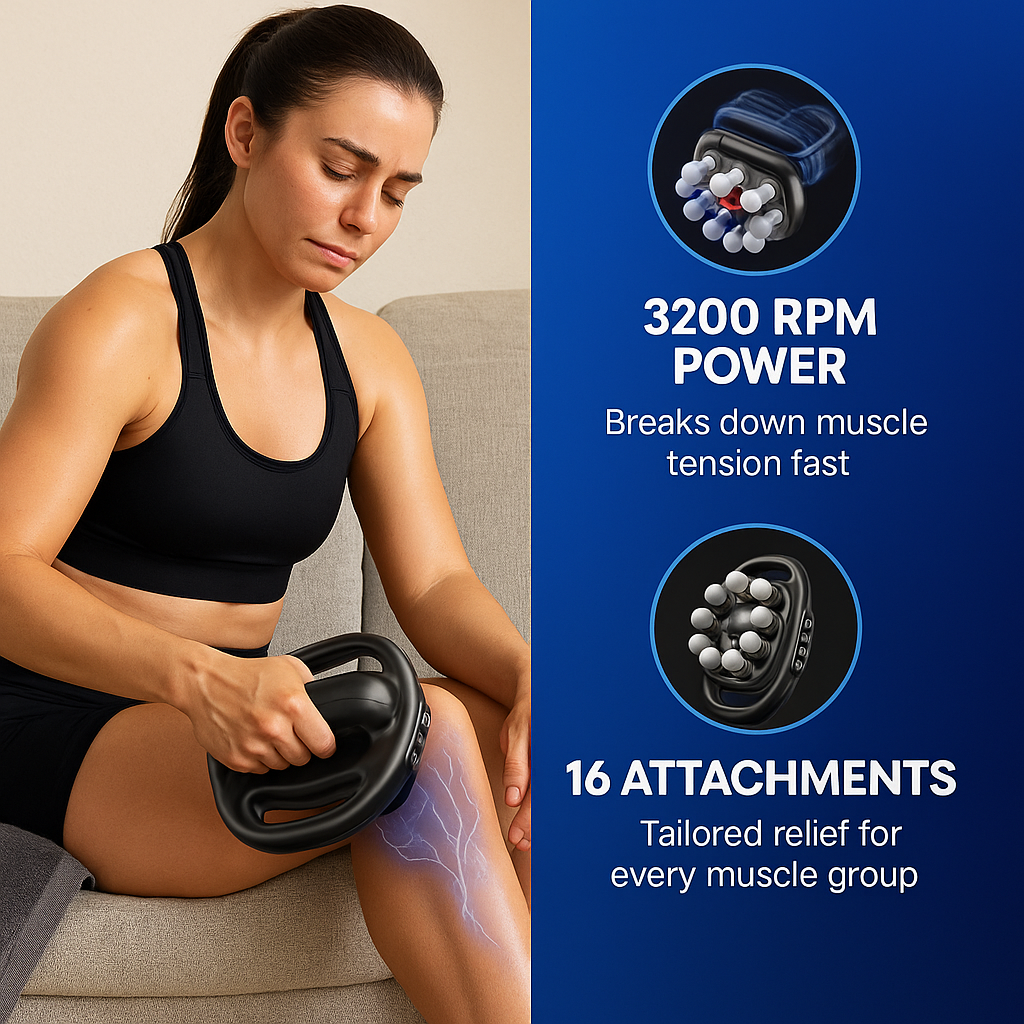 PulseDrive — The 16-Head Muscle Recovery Machine