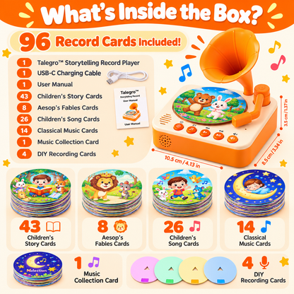 Talegro™ — Kids Interactive Storytelling Record Player